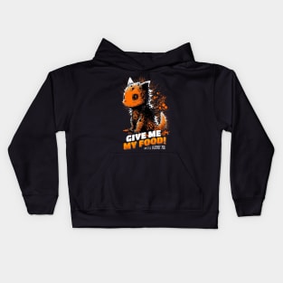 Give Me Food Or I'll Destroy You - Catzilla Kids Hoodie